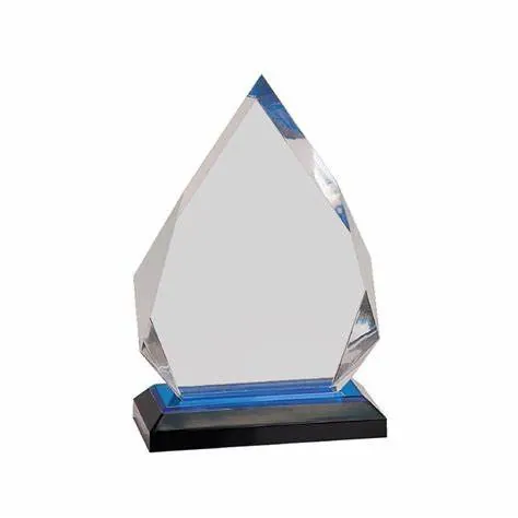 5 1/4" x 7 3/4" Blue Diamond Impress Acrylic