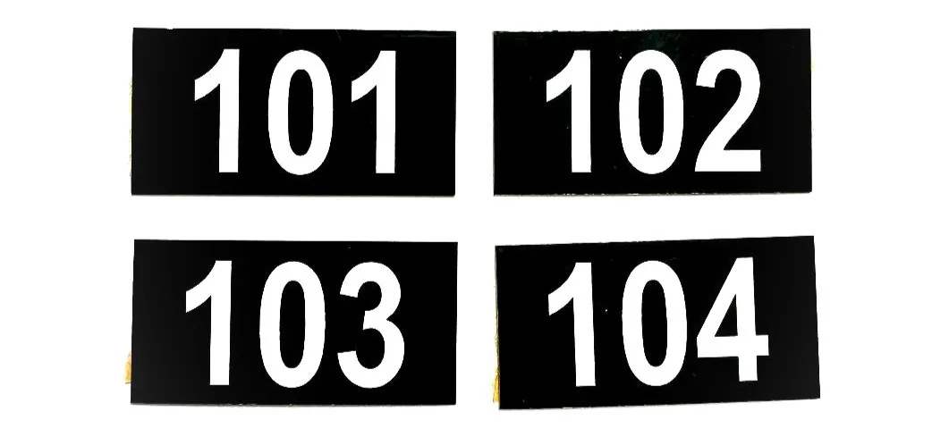 Electrical Panel Tags, example 4 from the All American Trophy shop