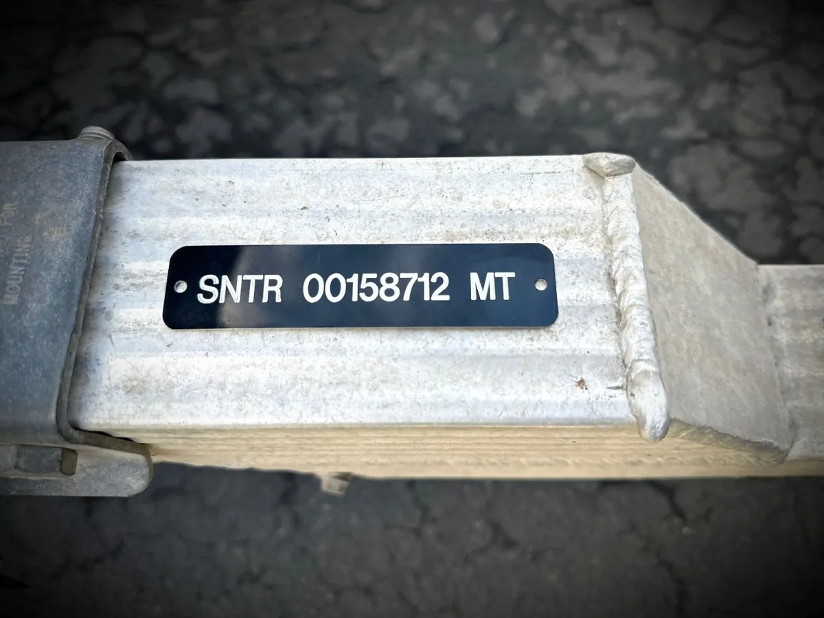VIN Plates: Personalized aluminum tag