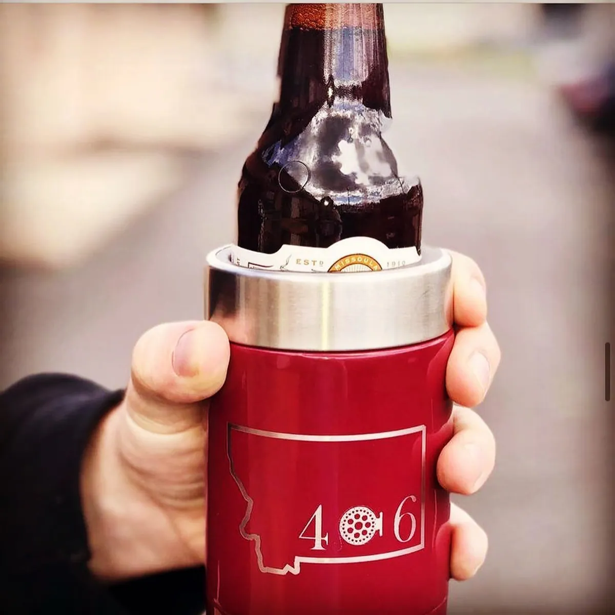Metal Koozies, example 6 from the All American Trophy shop