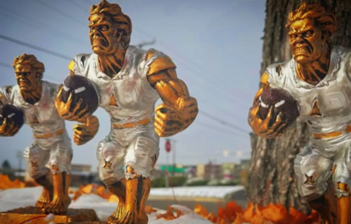 Football Monster Resin Trophy