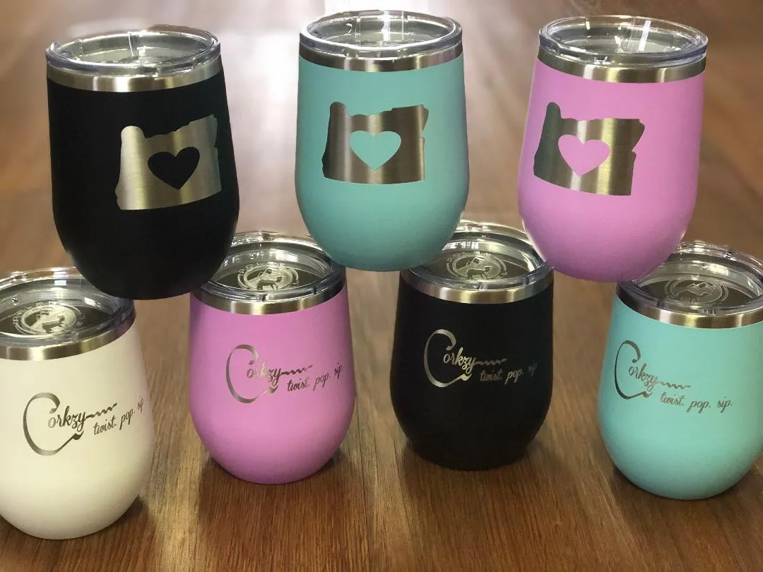 12 oz Wine Tumblers, example 15 from the All American Trophy shop